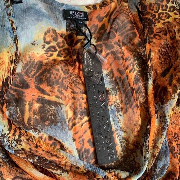 Spy Zone Exchange Ocean Blue Diva Dress MEDIUM NWT - Picture 9 of 16